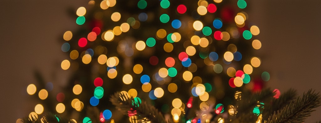bokeh christmas lights Nashville
